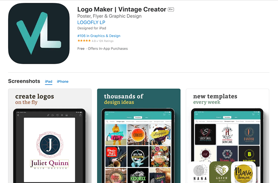 Logo Maker - Vintage Creator