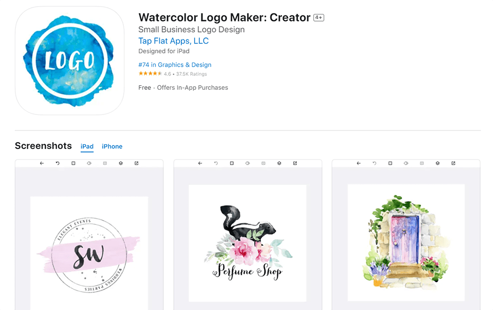 Watercolor Logo Maker